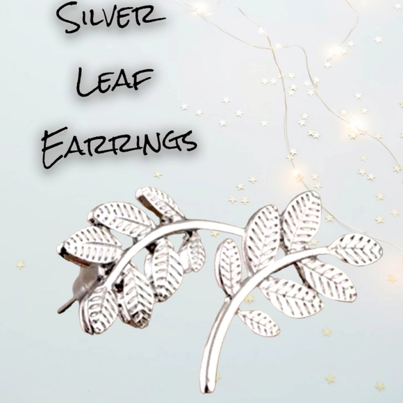 Silver Branch Bracelet & matching dainty branch earrings NWT - Picture 3 of 3